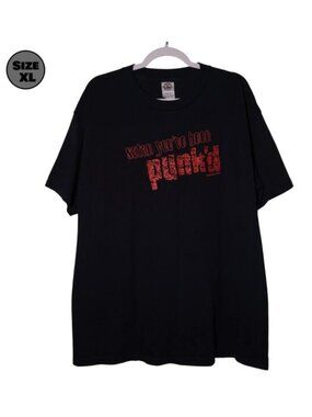 Satan You've Been Punk'd USED Shirt (XL, Y2K, Jesus, Parody, Matthew 28:6)